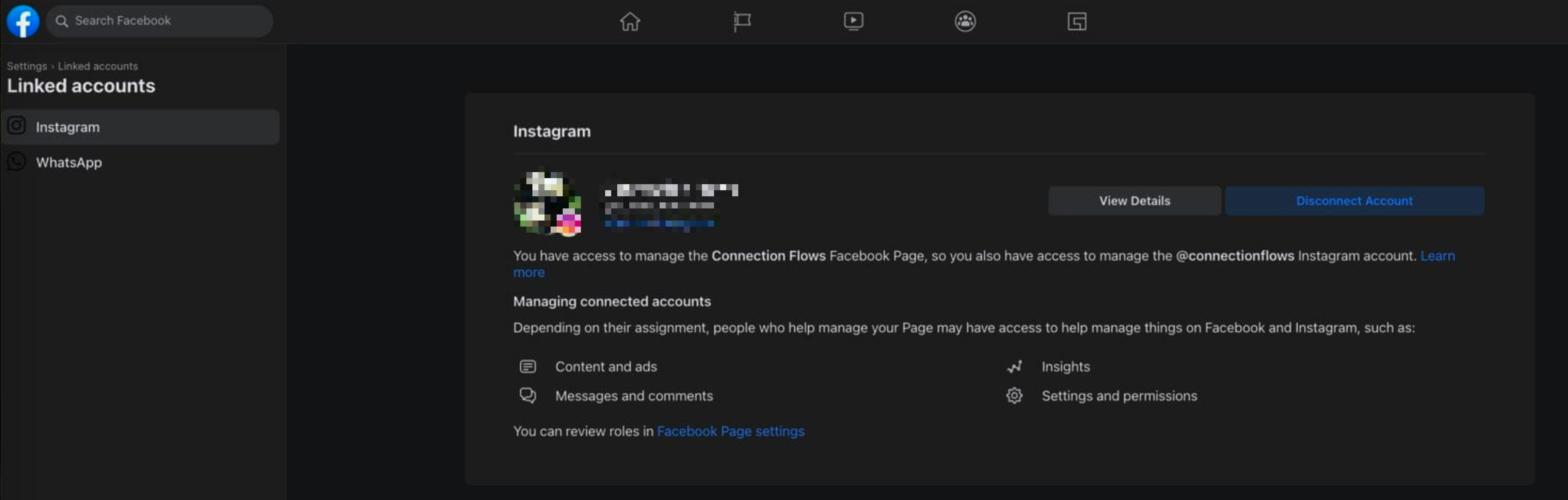 instagram connected on fb page.png
